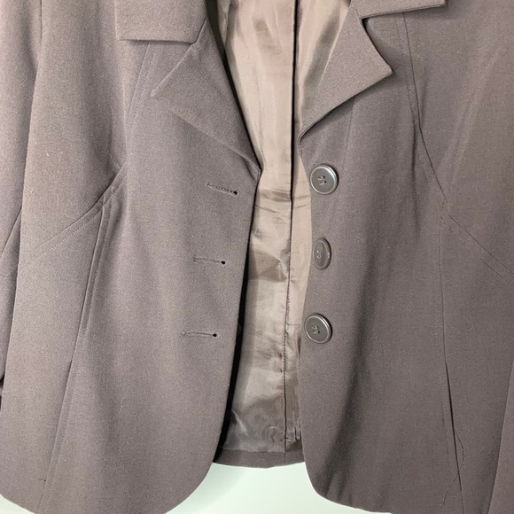 Investments Women's Blazer Jacket Vintage y2k 2000 Single Button Collared 16P - Picture 6 of 12